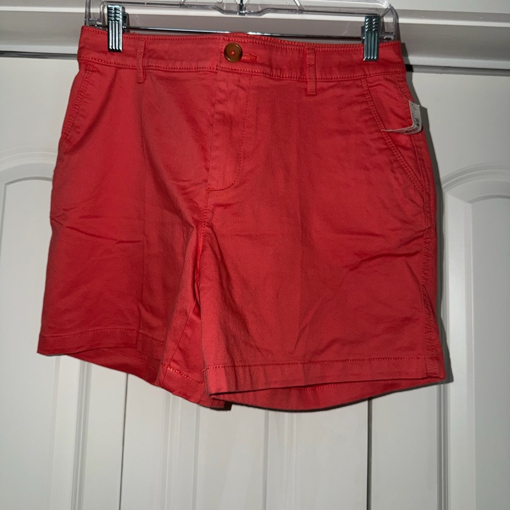 Amazon Essentials Women's Red Shorts